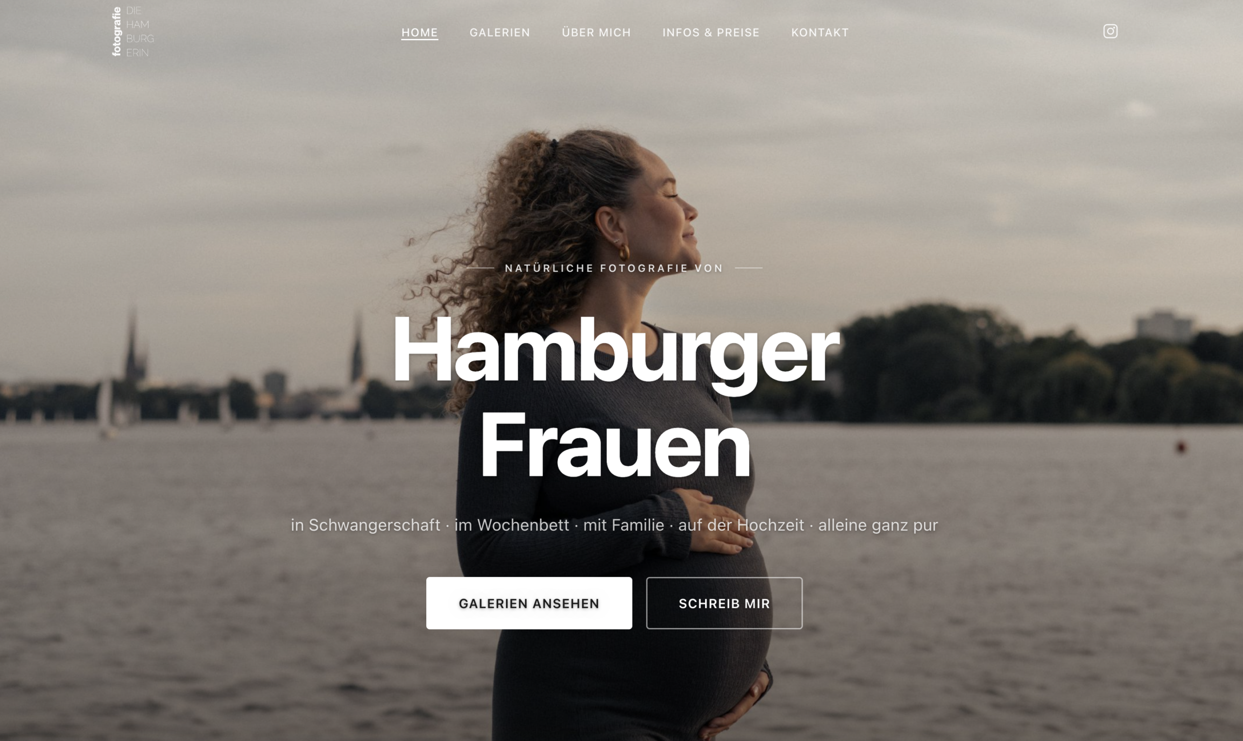 Die Hamburgerin, Website